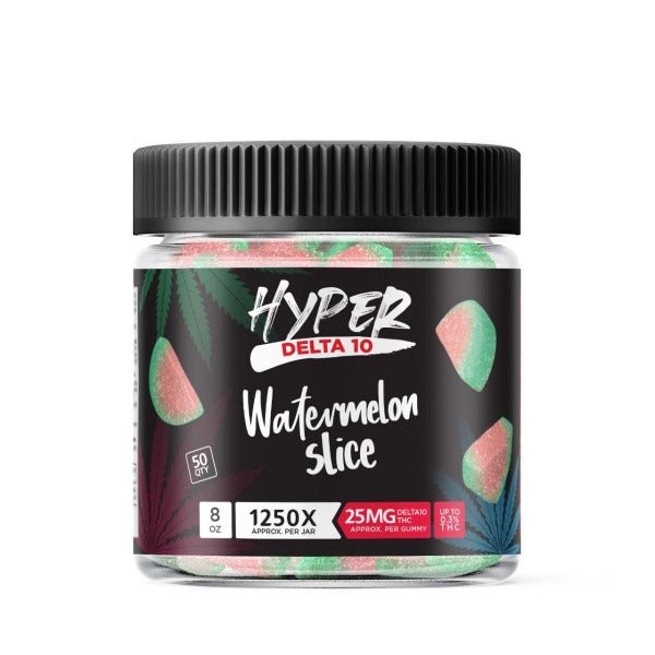 Hyper Delta-10 THC Gummies - Watermelon Slice