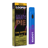 Looper Diamond Live Badder THCa 2g Disposables - Grape Pie - HempWholesaler.com