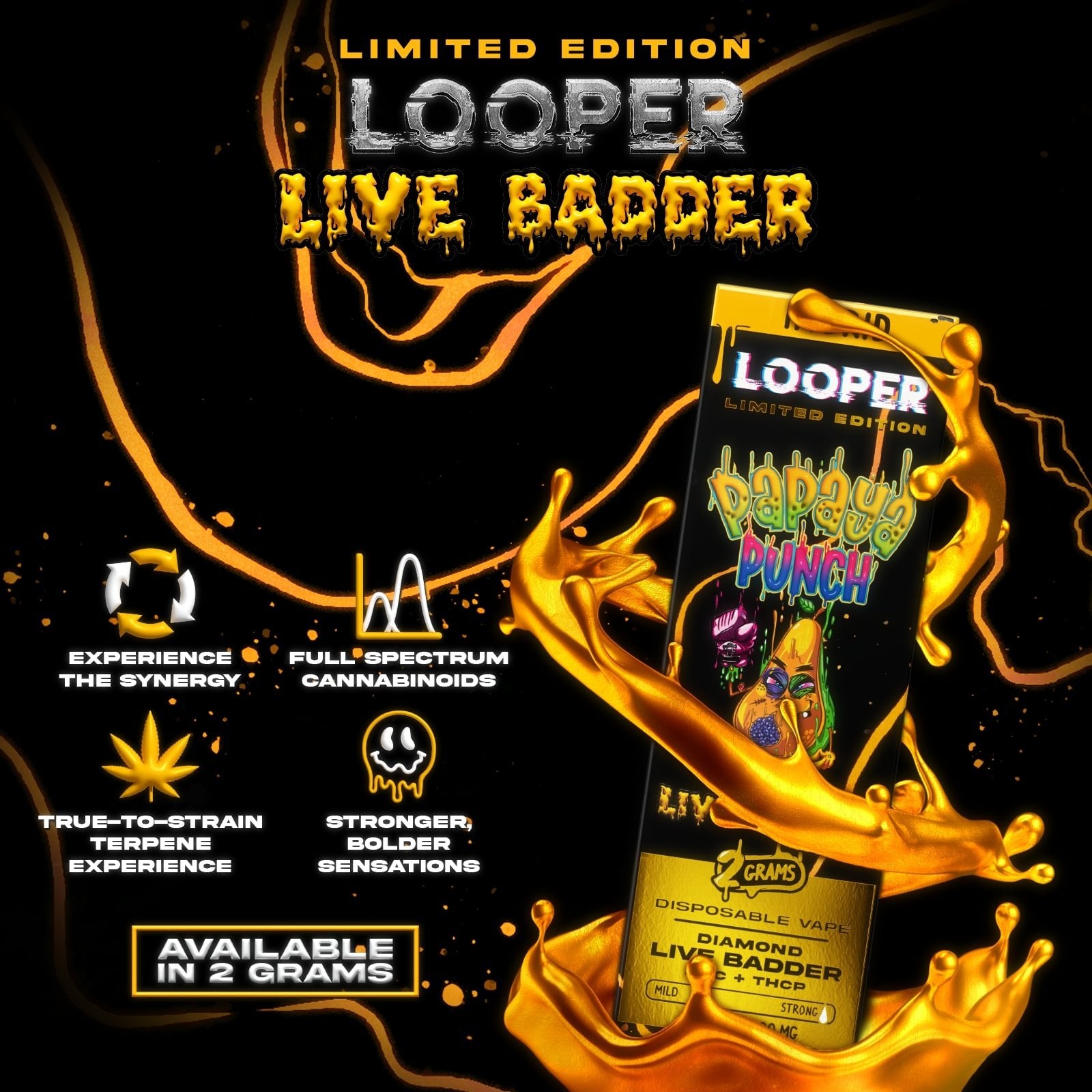 Looper Diamond Live Badder 2g Disposables