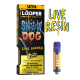 Looper Live Diamond Badder 2g Cartridges - Snow Dog