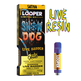 Looper Live Diamond Badder 2g Cartridges - Snow Dog - HempWholesaler.com