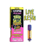 Looper Melted Series Live Resin 2g Carts - Sour Kush (11-Hydroxy / THC-H / THC-P)