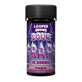 Looper Thca Live Badder Gummies - 10,000mg - Sour Grape