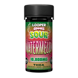 Looper Thca Live Badder Gummies - 10,000mg - Sour Watermelon - HempWholesaler.com