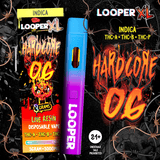 Looper XL Live Resin 3g Disposable - Hardcore OG (THCa/ THC-B / THC- P)