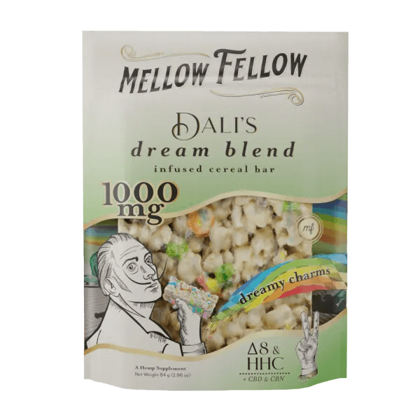 Mellow Fellow - Dali's Dream Blend Cereal Bar 1000mg - Dreamy Charms - Bandit Distribution