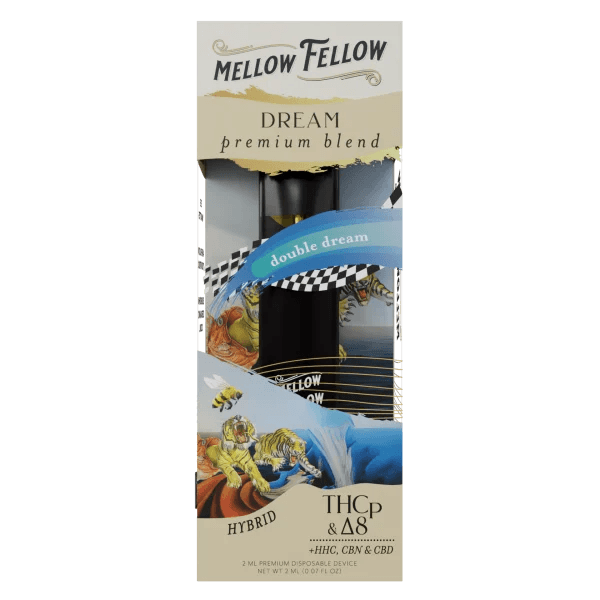 Mellow Fellow - Premium Dream Blend 2ml Disposable Double Dream - Bandit Distribution