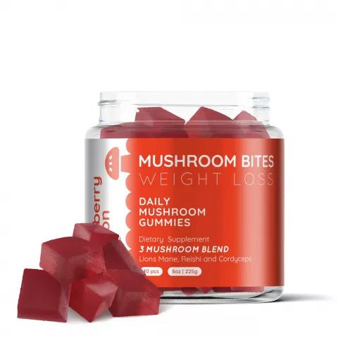 Mushroom Bites by Diamond CBD - Weight Loss - Strawberry & Passion Fruit