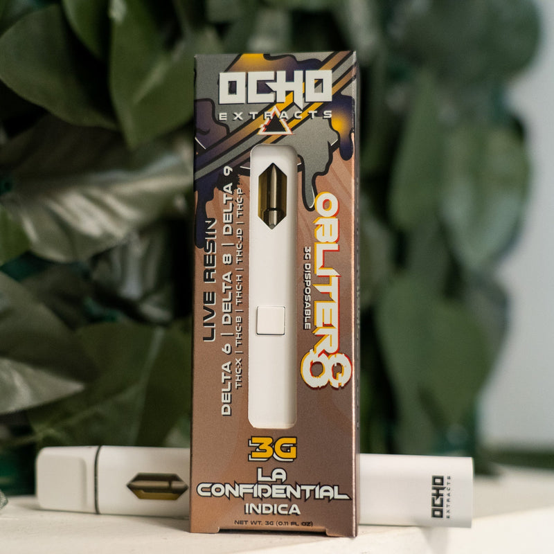 Ocho 3g Obliter8 Disposable Live Resin Blends - LA Confidential
