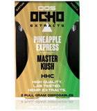 OCHO Extracts - DOS Ocho HHC Disposable - Pineapple Express/Master Kush - 2 Gram
