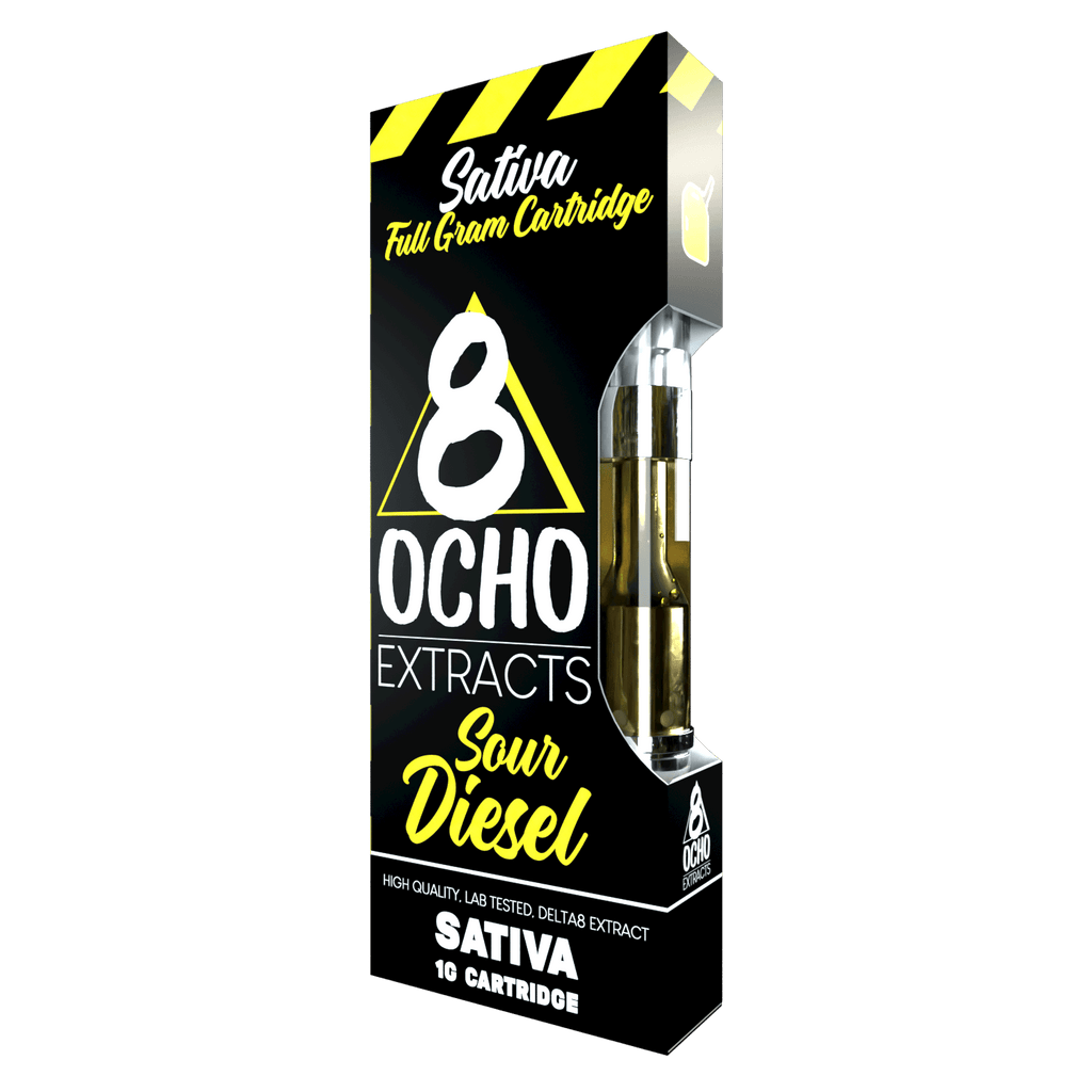 OCHO Extracts Delta 8 THC Vape Cartridge 1 ml - Sour Diesel