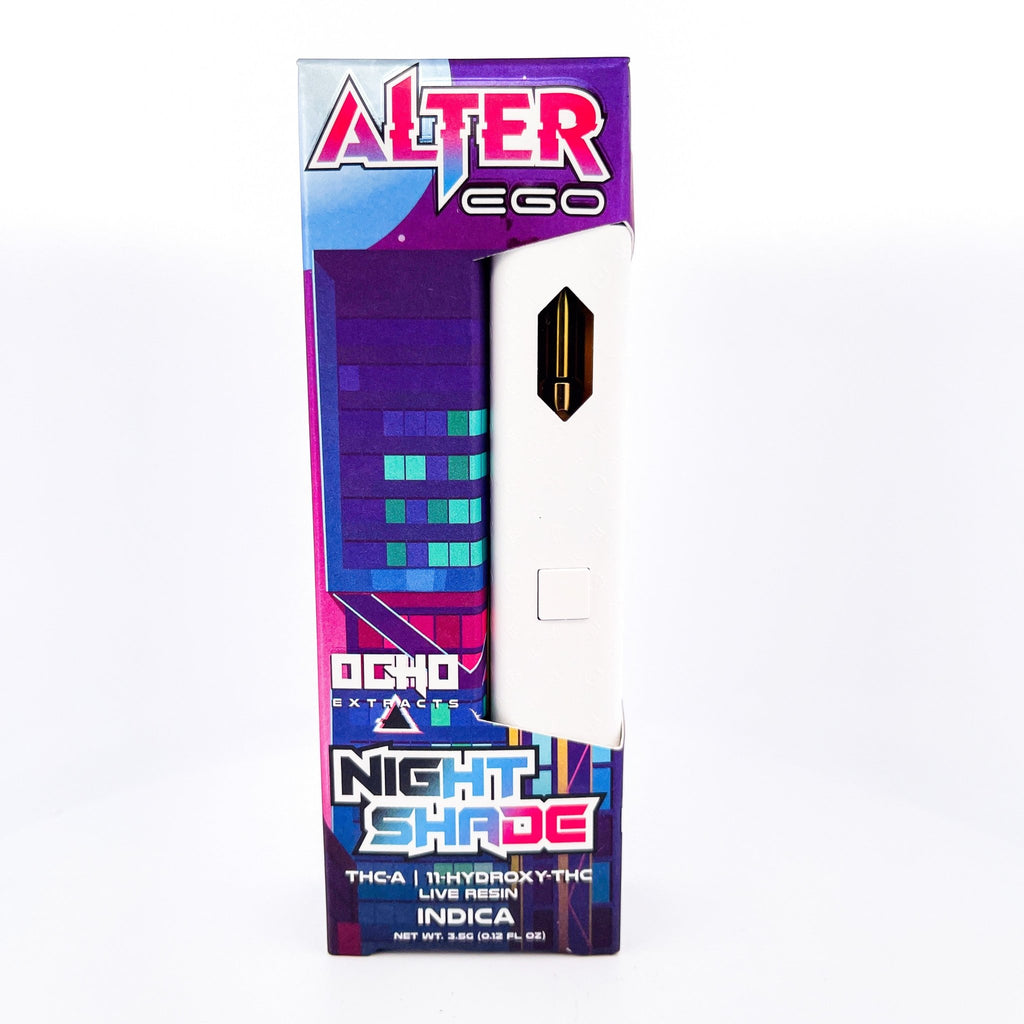 Ocho x Cali Extrax Alter Ego 3.5 g THCa Disposable - Night Shade