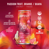 New Flavor - Odyssey Elixir - Sparkling Elixir Series - 1 Case (12 Cans) PassionFruit Orange - 1 case