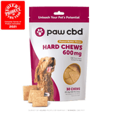 PawCBD Oil Hard Chews for Dogs - Peanut Butter - HempWholesaler.com