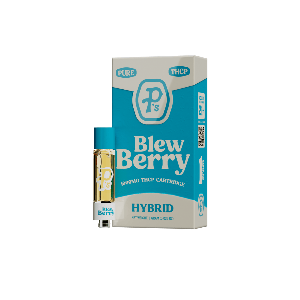 Perfectly Pure P's 1g THCP Cartridges - Blew Berry - HempWholesaler.com