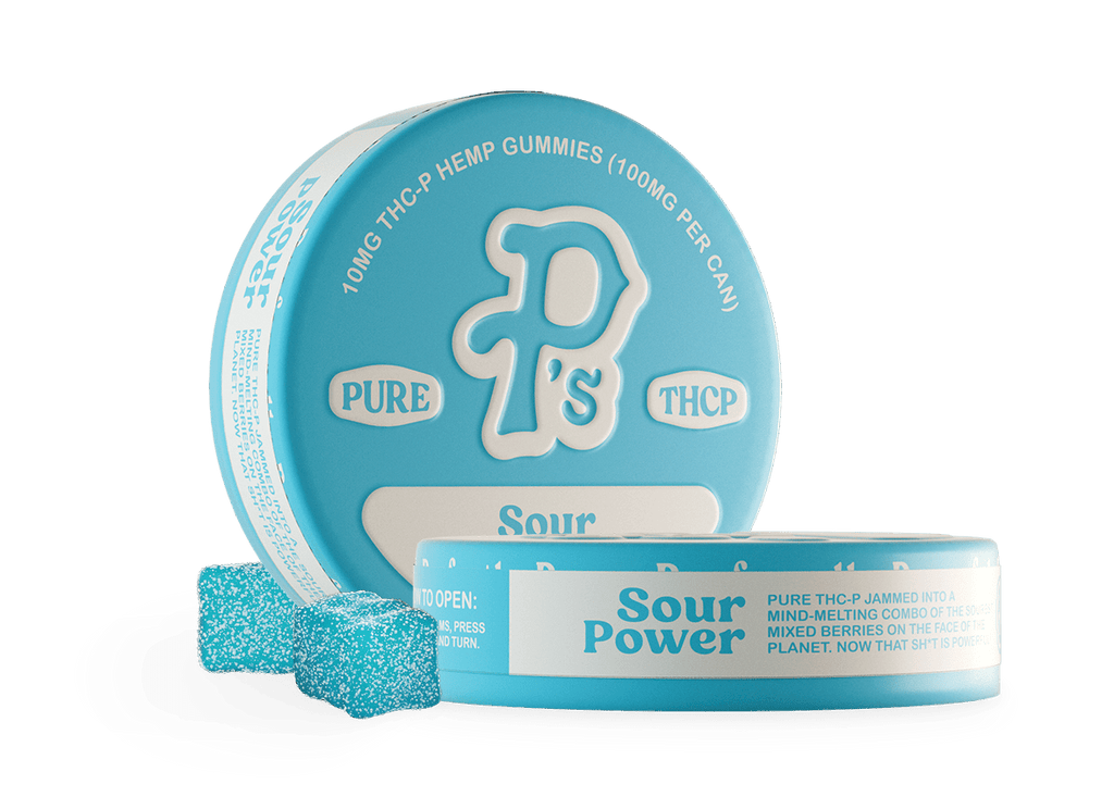 Perfectly Pure P's THCp Gummies 100mg - Sour Power - HempWholesaler.com