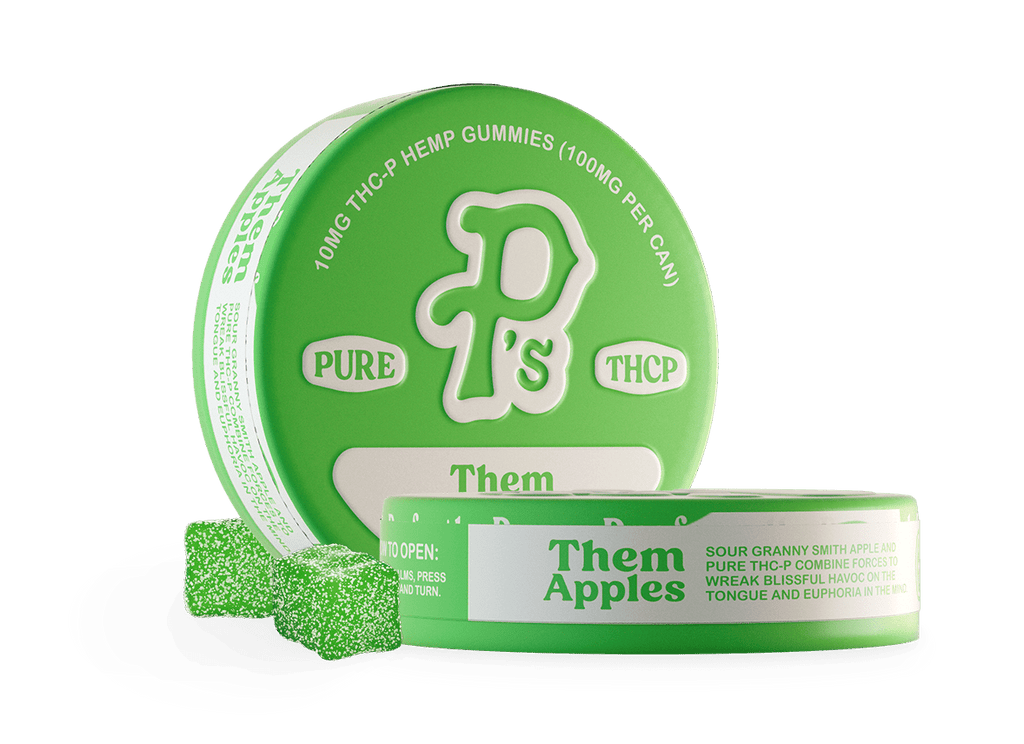 Perfectly Pure P's THCp Gummies 100mg - Them Apples - HempWholesaler.com
