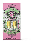 Purlyf+Honeyroot D8 & THCx Diamonds Carts w/ Live Resin - (2) Pack - 2grams - Bandit Distribution