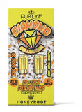 Purlyf+Honeyroot D8 & THCx Diamonds Carts w/ Live Resin - (2) Pack - 2grams - Bandit Distribution