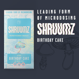 Shruumz Mushroom Chocolate Bars - Birthday Cake