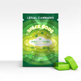 Space Gods Delta 9 Gummies - 30 Pack Display - 2pc/pack - Sour Apple