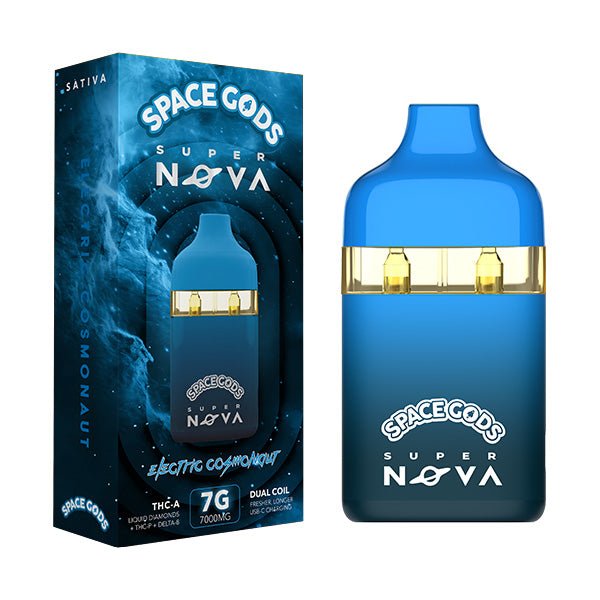 Space Gods Super Nova THCa 7g Disposables - Electric Cosmonaut - HempWholesaler.com