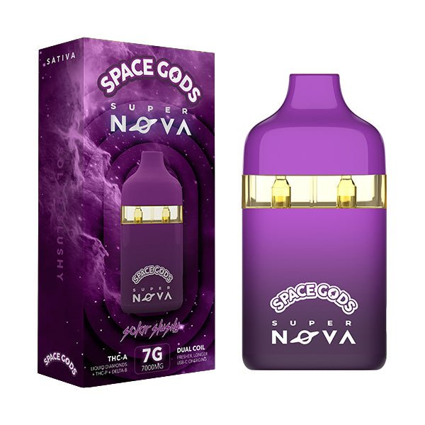 Space Gods Super Nova THCa 7g Disposables - Solar Slushy - HempWholesaler.com