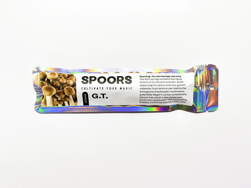 Spoors 10ml Liquid Mycelium Cultures - G.T - HempWholesaler.com