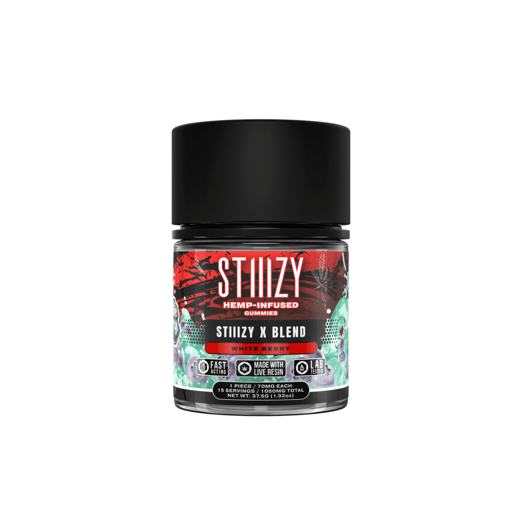 Stiiizy X Blend Infused Gummies - White Berry - Bandit Distribution