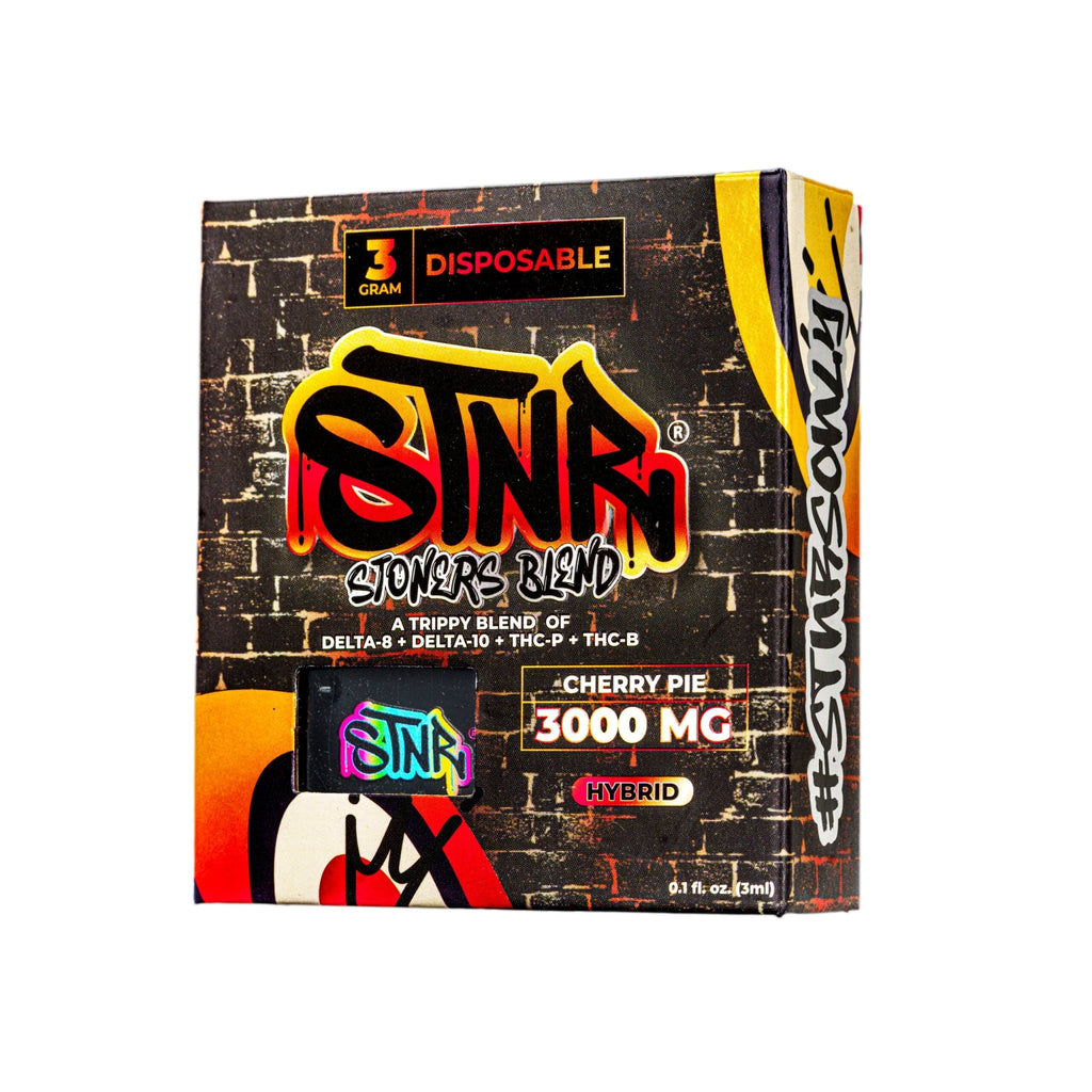 Stnr 3g Disposables - 3000mg Trippy Blend - Cherry Pie - Bandit Distribution