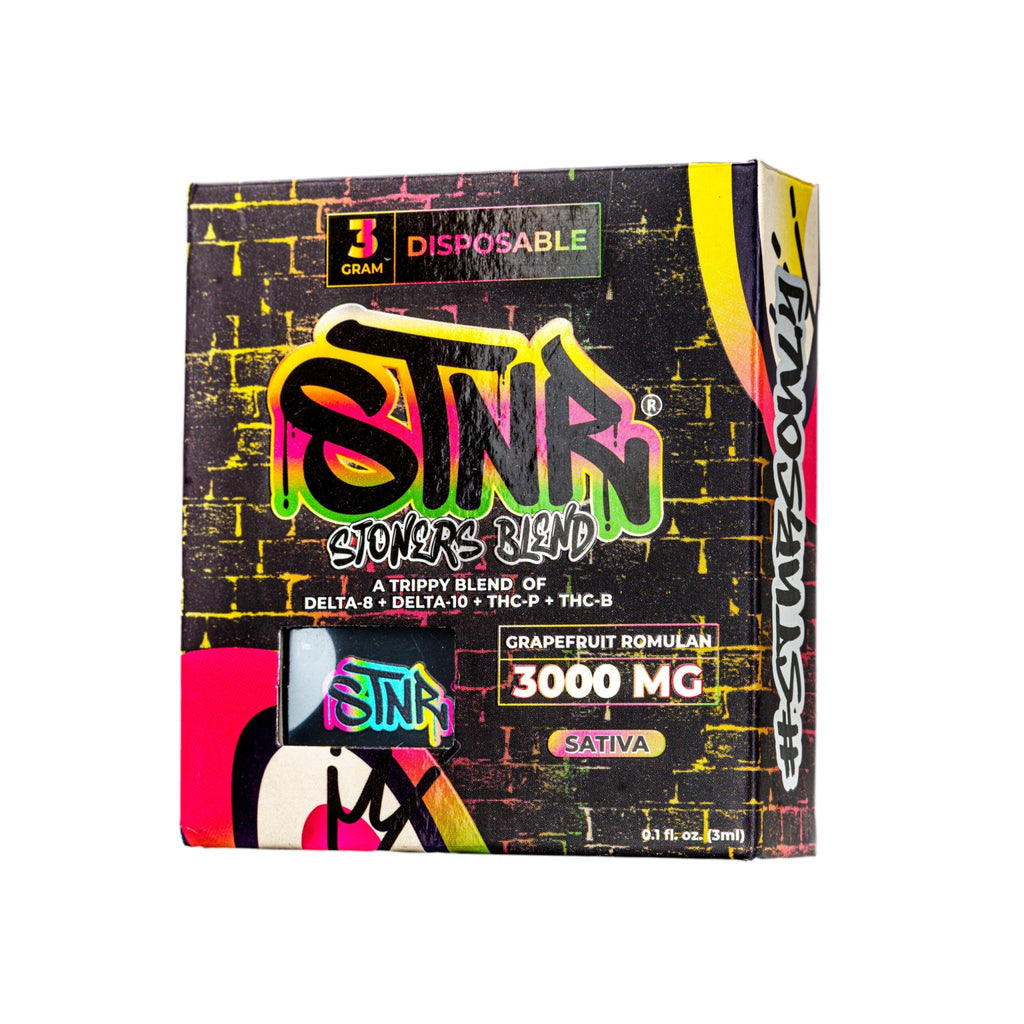 Stnr 3g Disposables - 3000mg Trippy Blend - Grapefruit Romulan - Bandit Distribution