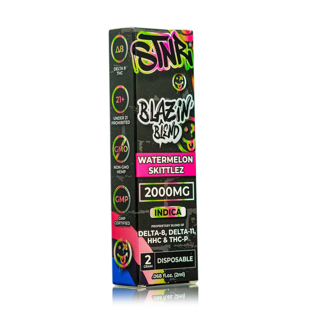 Stnr Blazin Blend -2g Disposables - Watermelon Skittlez - Bandit Distribution