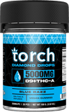Torch 5000mg Diamond Drops D9+THCa Gummies - Blue Razz - HempWholesaler.com