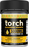 Torch 5000mg Diamond Drops D9+THCa Gummies - Juicy Mango - HempWholesaler.com