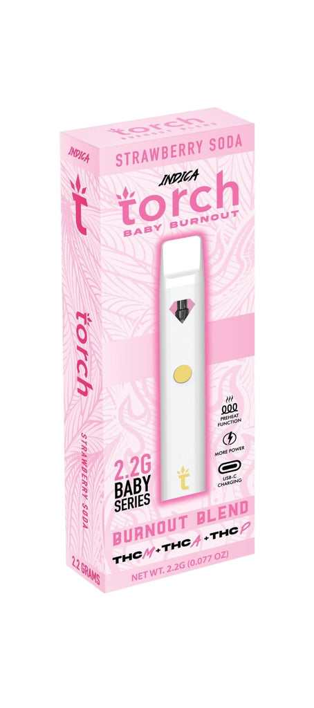 Torch Baby Burnout Blend Disposable THC-M + THC-A + THC-P - 2.2g - Bandit Distribution