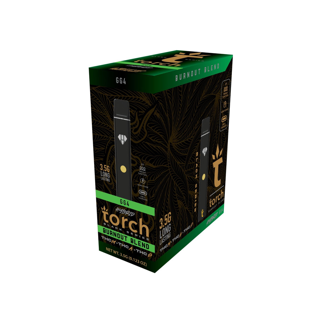 Torch Burnout Black Blend Disposable THC-M + THC-A + THC-P - 3.5g - GG | Strickmützen