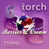 Torch Live Resin Delta 9 Gummies - 250mg - Berries & Cream