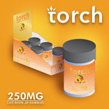 Torch Live Resin Delta 9 Gummies - 250mg - Mango Peach