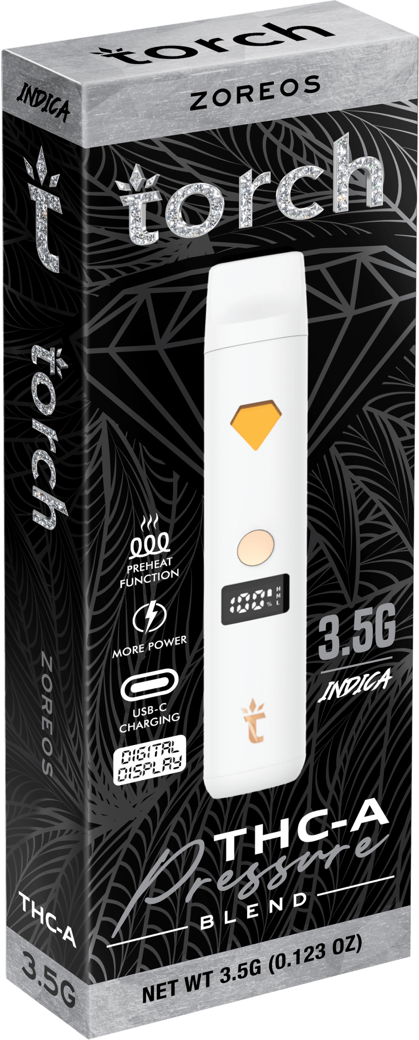 Torch Vape Devices Torch Pressure 3.5g Thca Pressure Blend Disposables