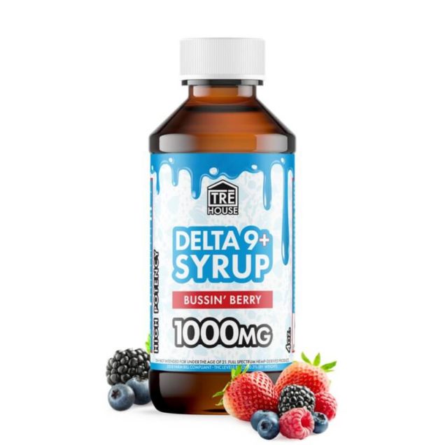 Tre House Delta 9 Syrup – Bussin’ Berry – 1000mg