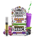 Tre House Live Resin HHC Cartridge – Grape Ape – Indica 1g