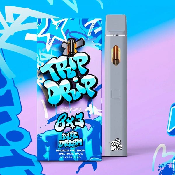 Trip Drip 8x3 - 3g Disposable Blend - 3000mg - Blue Dream - Bandit Distribution