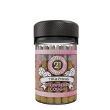 Twenty One - THCa Pre Rolls - 21ct Jars - Strawberry Cough - HempWholesaler.com