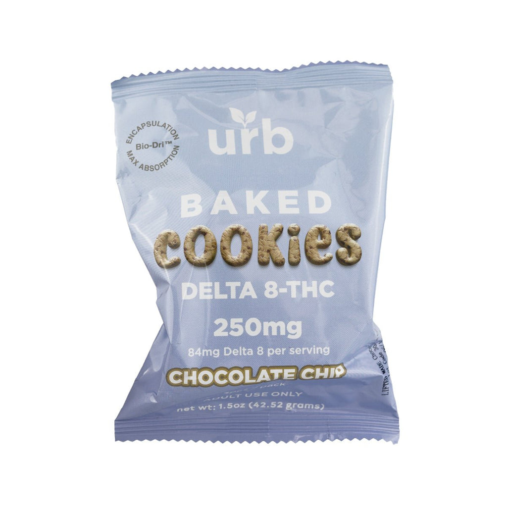 URB D8 Baked Chocolate Chip Cookies 250mg - Bandit Distribution