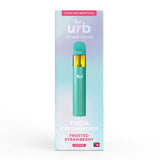 Urb THCA Iced Diamonds Disposable 3ML - Frosted Strawberry (Sativa) - HempWholesaler.com