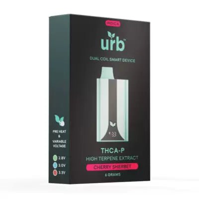 Urb THCA-P 6g High Terpene Extract Disposables - Cherry Sherbert - HempWholesaler.com