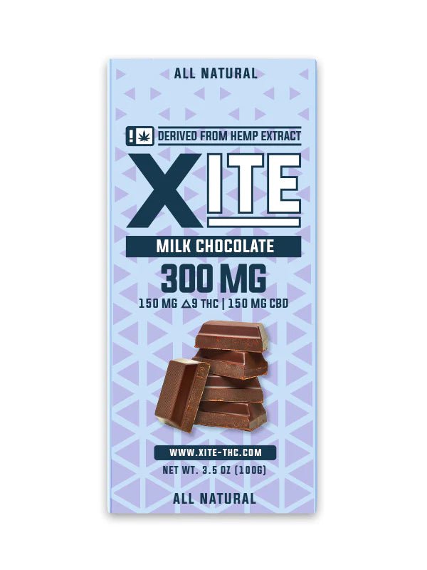 Xite Delta 9 Milk Chocolate Bar - 300mg