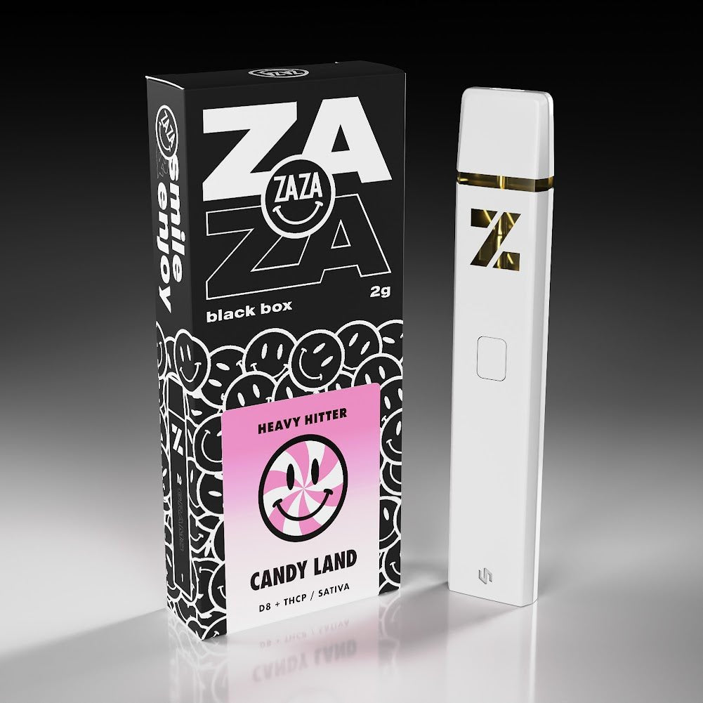 ZAZA Heavy Hitter 2g Disposable - D8+THCP - Candy Land - HempWholesaler.com
