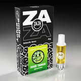 ZAZA Liquid Diamonds 2g Carts - THCa/THCp/D9 - Sour Tangie Guava