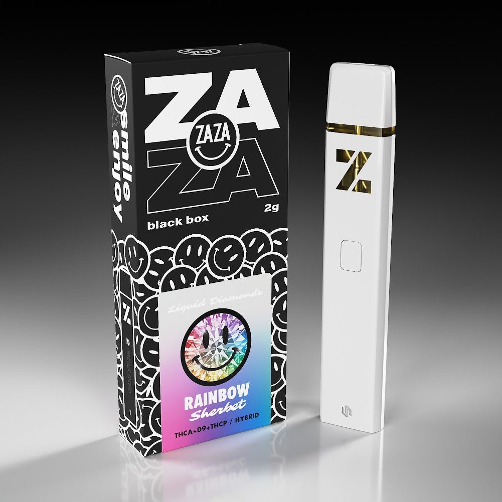 Zaza Liquid Diamonds Thca+D9+Thcp - Rainbow Sherbert - HempWholesaler.com